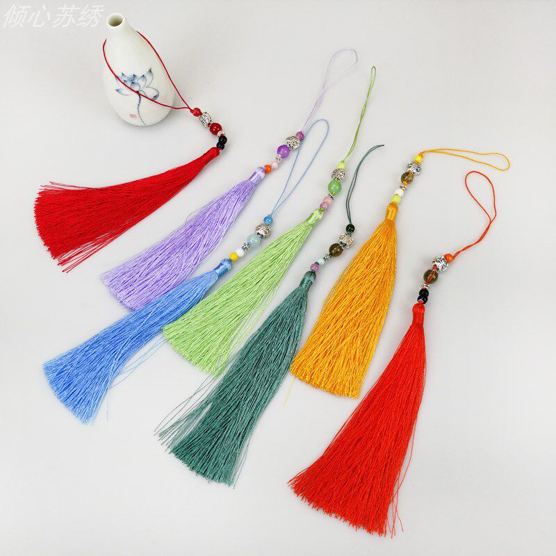 DIY group fan flow Su anti-creasing vertical pendant ice silk streaming Su Guan outfit Hanging Ears stage Wen Playing Accessories Pendant