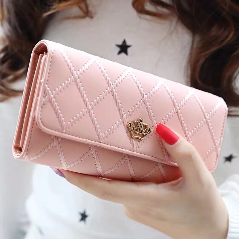Promotional New Model 70% off Multi-Card Slot Long Women's Wallet Korean Style Buckle Fashion Clutch Bag Student Wallet Card Holder Promotional New Model 70% off Multi-Card Slot Long Women's Wallet Korean Style Buckle Fashion Clutch Bag Student Wallet Card Holder