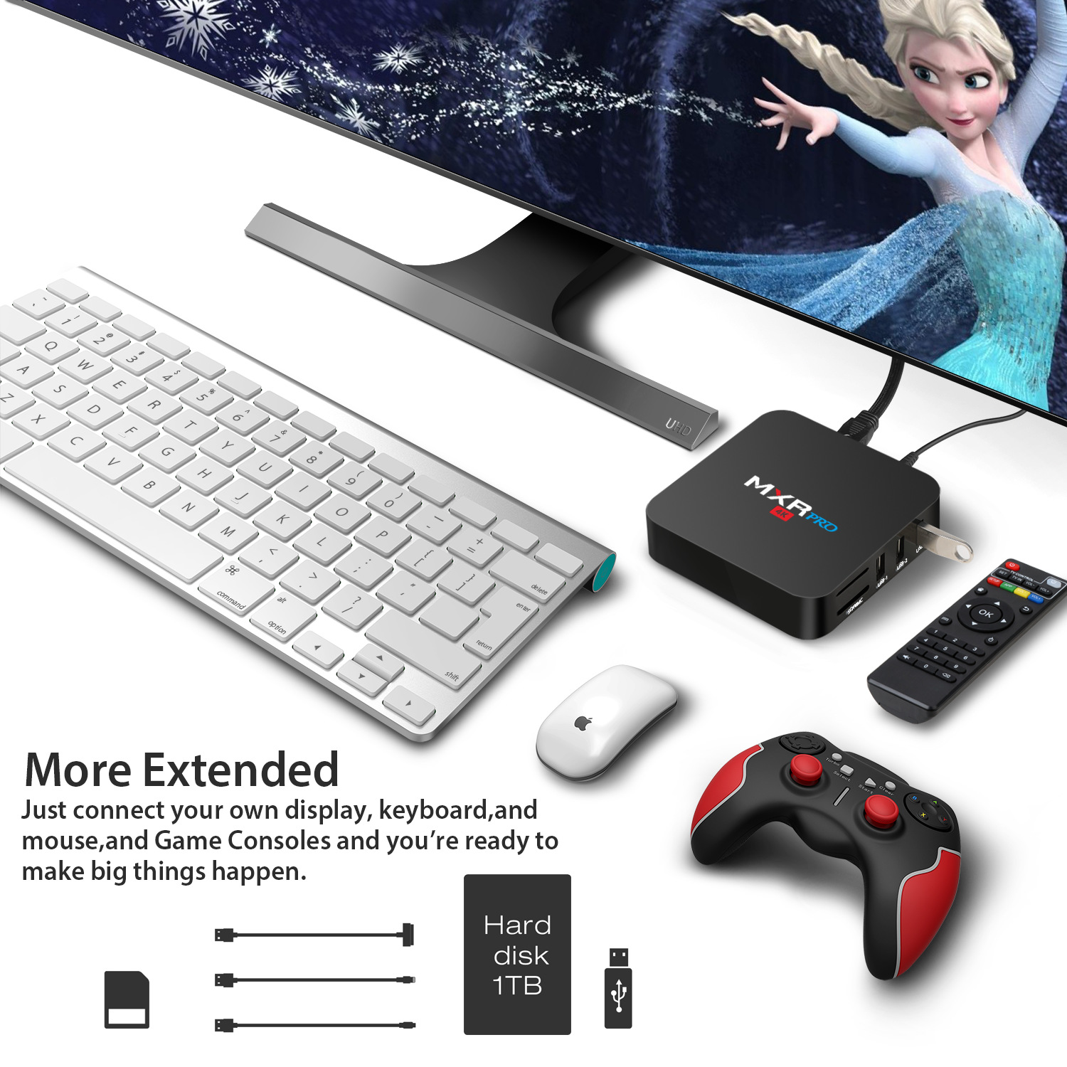 củ phát wifi tp link Mạng thông minh không dây set-top box 4K home wifi TV box HDD player HD player 4G phat wifi