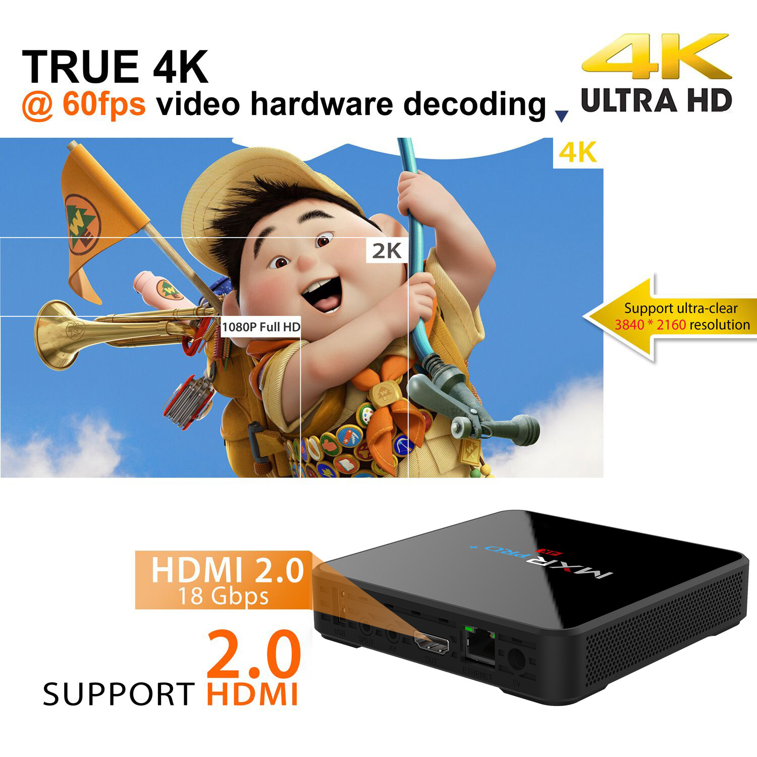 củ phát wifi tp link Mạng thông minh không dây set-top box 4K home wifi TV box HDD player HD player 4G phat wifi