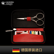 dovo german original imported household spare tailor scissors sewing pins storage bag cowhide tool