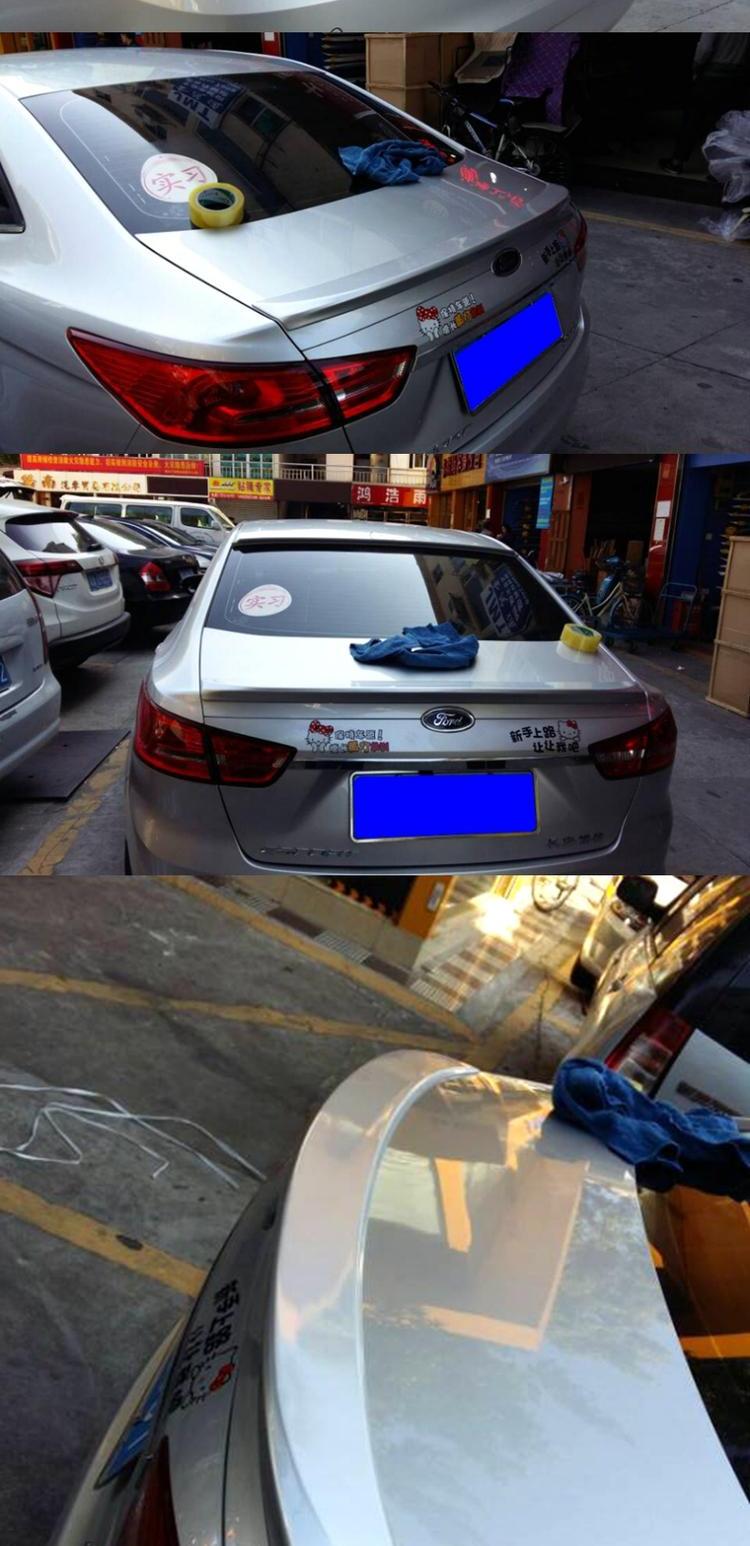 Áp dụng cho đuôi trang trí Ford Fu Ruisi Fu Ruisi sửa đổi đuôi Fu Ruisi miễn phí đấm đặc biệt cánh gió xe hơi