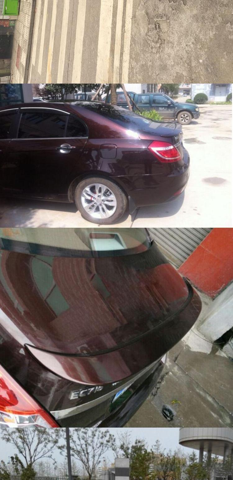 Áp dụng cho đuôi trang trí Geely Emgrand Dorsett EC718 715 cánh sau sửa đổi Emgrand miễn phí đấm áp lực đuôi - Sopida trên cánh lướt gió mazda 3 2020