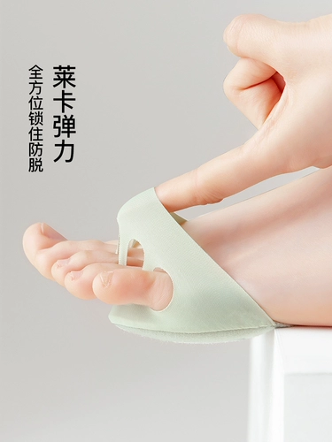 Половина пальмовых носков весны и летних тонких носков, женского невидимого Пентагона, одиночных туфель, туфли на высоких кругах, носки передних ног