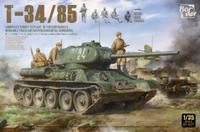 边境模型 Включение модели 1/35 T-34/85 Танк 122 и автомобильная пехота BT027