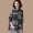 Áo sơ mi cổ đứng nữ dài tay 2019 đầm mới đầm nữ thủy triều inch inch Han Fan áo rộng size - Áo sơ mi dài tay sơ mi bò nữ dài tay