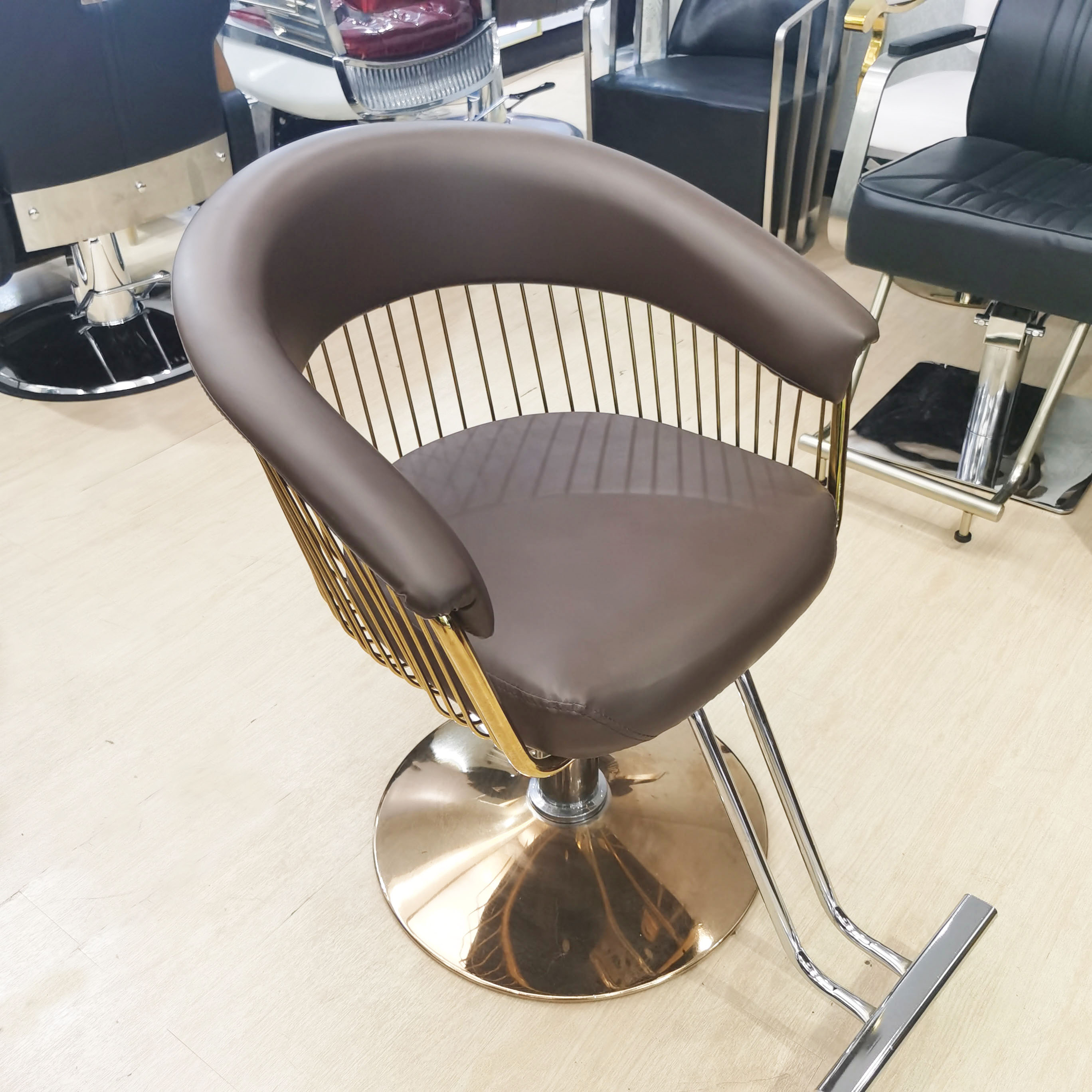 New Hairdresse Shop Haircut Chair 3AM Same Net Red Lift Hair Salon Special Hot Dye Chair Beauty Brief Waiting