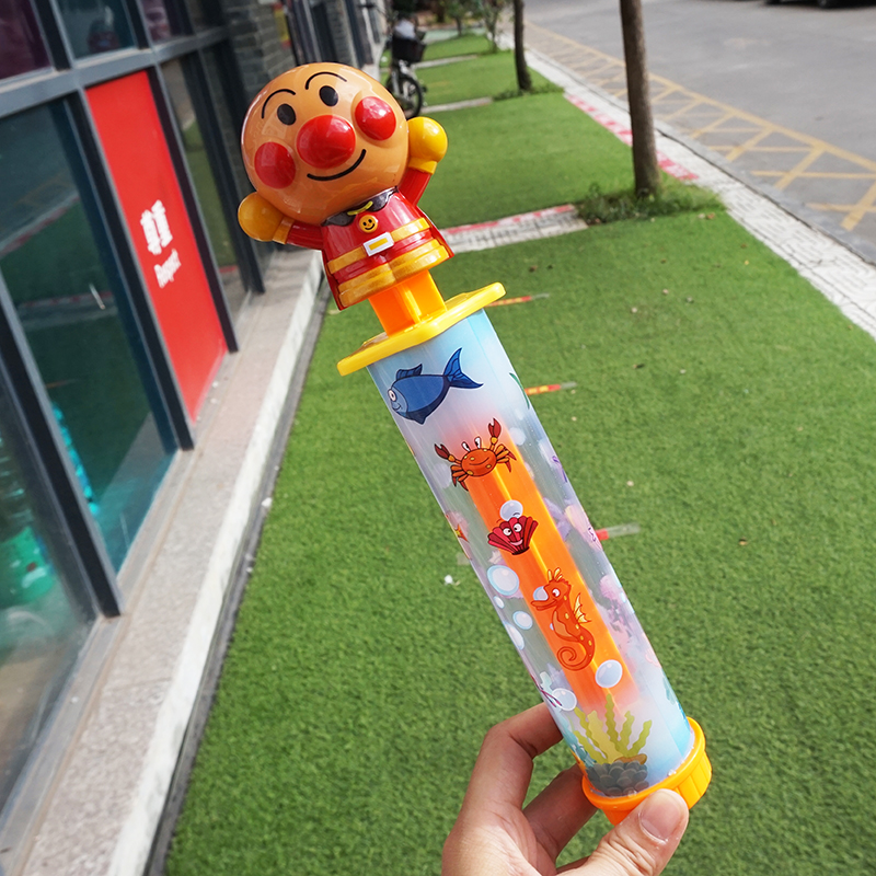 Japanese Breadman child baby hand-held syringe pull-out water gun play water water fight toy