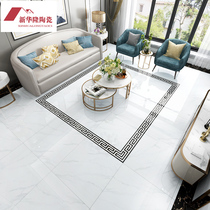 Jazz white tile 800X800 simple modern living room floor tiles bedroom non-slip floor tiles full cast glaze magnetic tiles