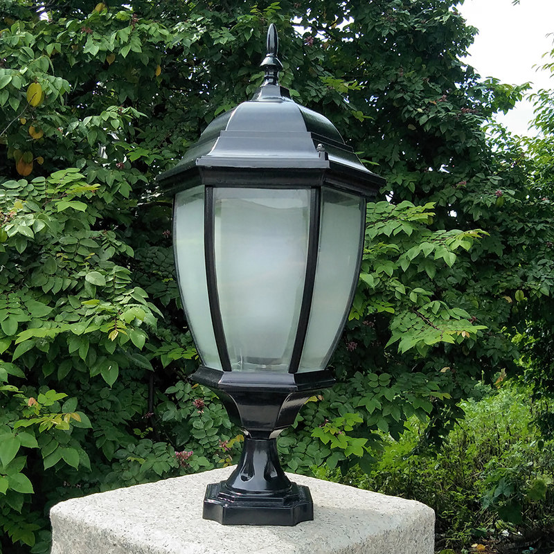 Column Headlights Outdoor Waterproof Fence Villa Eu Style Wall Lamp Garden Pillar Gate Lamp Decoration Landscape Courtyard Lamp