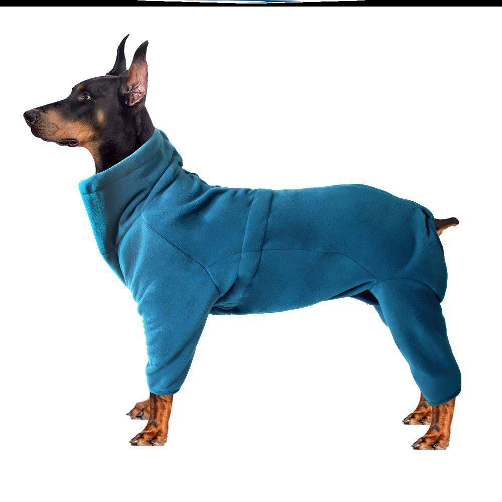 Corgi Doberman dog padded coat plus velvet clothes winter four-legged all-inclusive thickening warm autumn and winter small dog medium