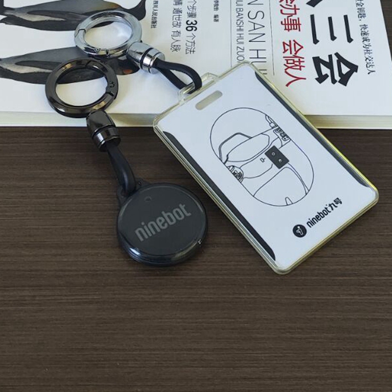 Suitable for Ninebot Electric Scooter Nfc Card Key Cover Round Card Nfc Simple Transparent Key Card Cover Soft Shell Case with Buckle