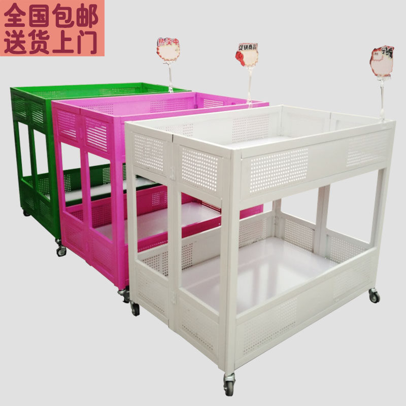 Supermarket Promotion Car Dump Truck Special Price Special Sale Promotion Desk Folding Display Rack Clothing Store Fancy Car Shelves Sale of goods