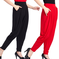 Water Soldiers Dance Spring Summer New Women Harun Trousers Wide Legs Big Code Radish Pants Tightness Waist Fashion 100 Lap Light Cage Pants