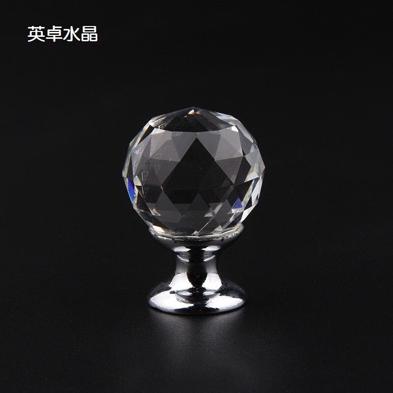 25mm crystal ball handle overall cabinet drawer desk furniture handle hardware accessories handle hot sale