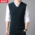 Áo len mùa thu nam tay ga đầy đủ cardigan nam  Dệt kim Vest