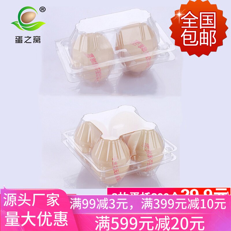 Plastic transparent 4 Eggs Trust eggs Disposable Earth Egg Packaging Gift Box Manufacturer 100