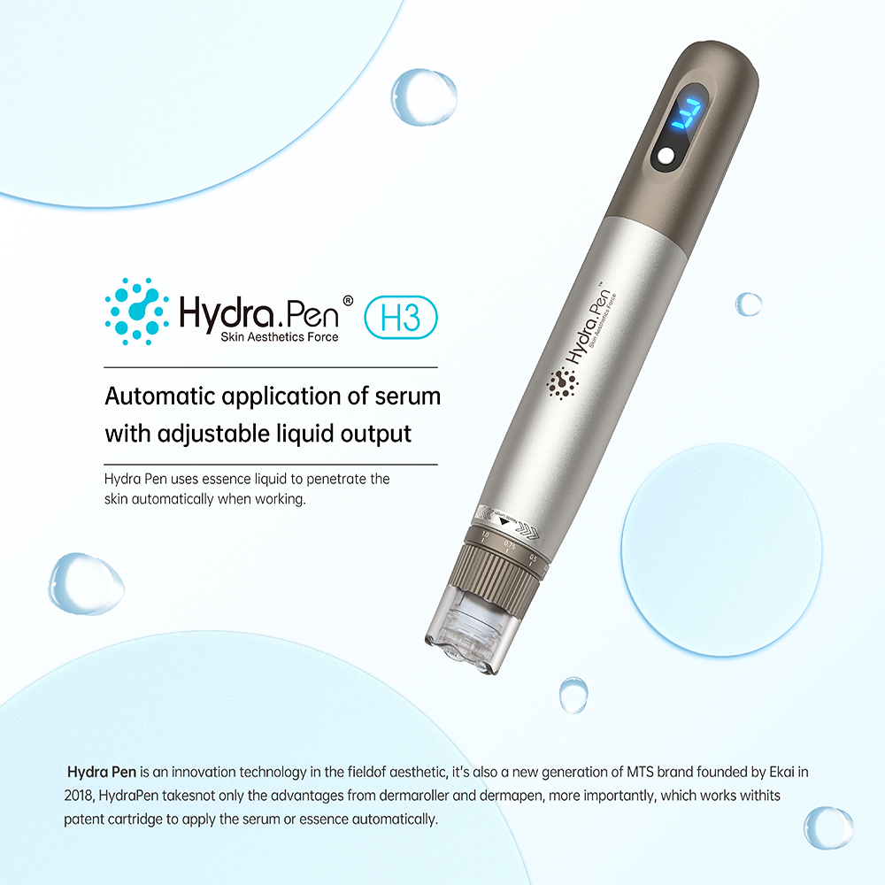 25年必买！Hydrapen H3电动微针水光仪真能打？36针头实测避坑