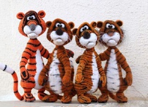 669 Tiger Knitting Drawings Doll Chinese Illustrations Crochet Electronic Diagrams Wool Tutorial