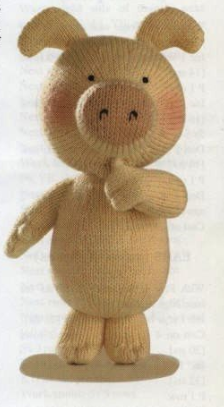 222 Pig Woven Drawings Doll Chinese Graphic Antistick Pin Electronic Tumuli Tutorial-Taobao