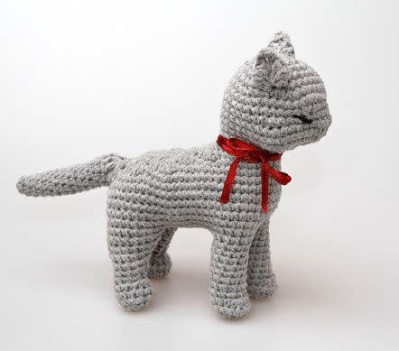 119 Cat Woven Doll Chinese Graphic Decontrol Needle Electronic Manual Book Wool Line Tutorial