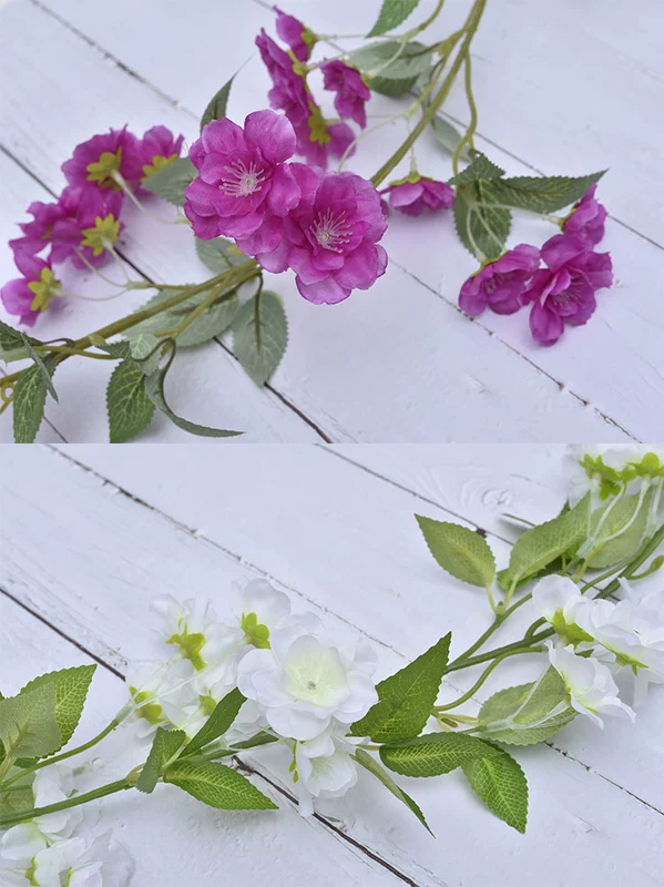 Hoa anh đào hoa giả mây hoa cưới mô phỏng lan can trang trí quanh co điều hòa không khí ống nho treo hoa cây - Hoa nhân tạo / Cây / Trái cây