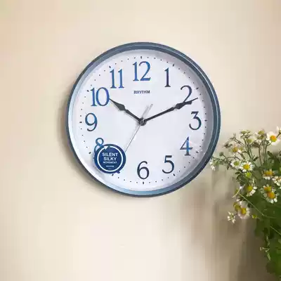 Japan RHYTHM Lisheng wall clock Living room bedroom study mute modern fashion small wall clock CMG890 839