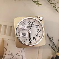 Japan SEIKO SEIKO cute silent student childrens alarm clock Bedroom bedside luminous mini watch 118