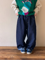 Baby Jeans Han Version Fall New Male And Chaby Lose Straight Drum Long Pants 100 Hitch Children