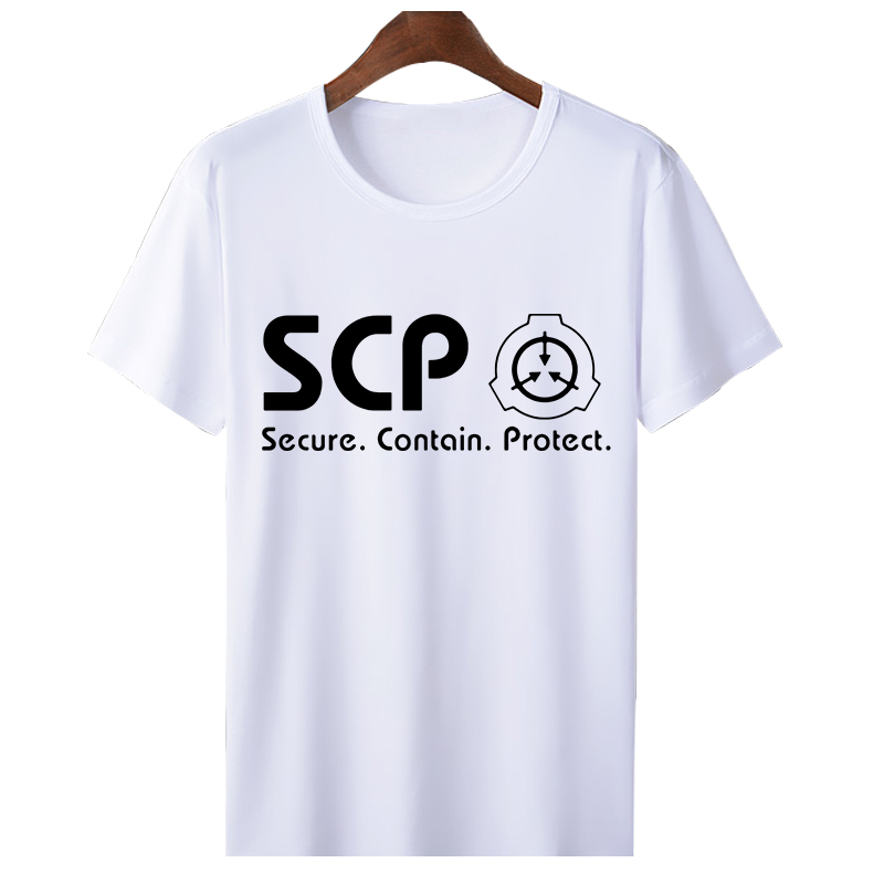 SCP Foundation T-shirt Kiểm soát hiện tượng tự nhiên Mùa hè nam và nữ sinh viên ngắn tay nhân dân tệ thứ cấp xung quanh quần áo anime - Carton / Hoạt hình liên quan những hình ảnh sticker dễ thương