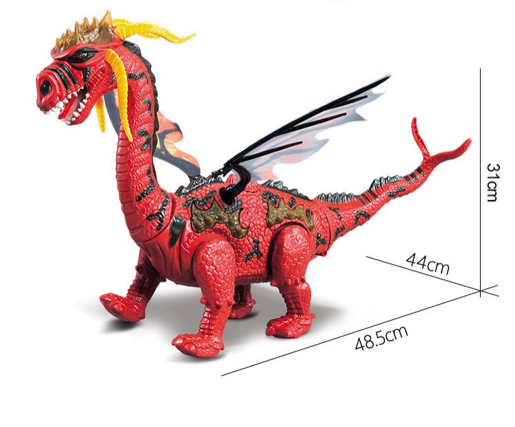 Điều khiển từ xa lớn khủng long điện thông minh đi bộ chiếu trứng mô phỏng động vật mô hình động vật trẻ em em bé búp bê