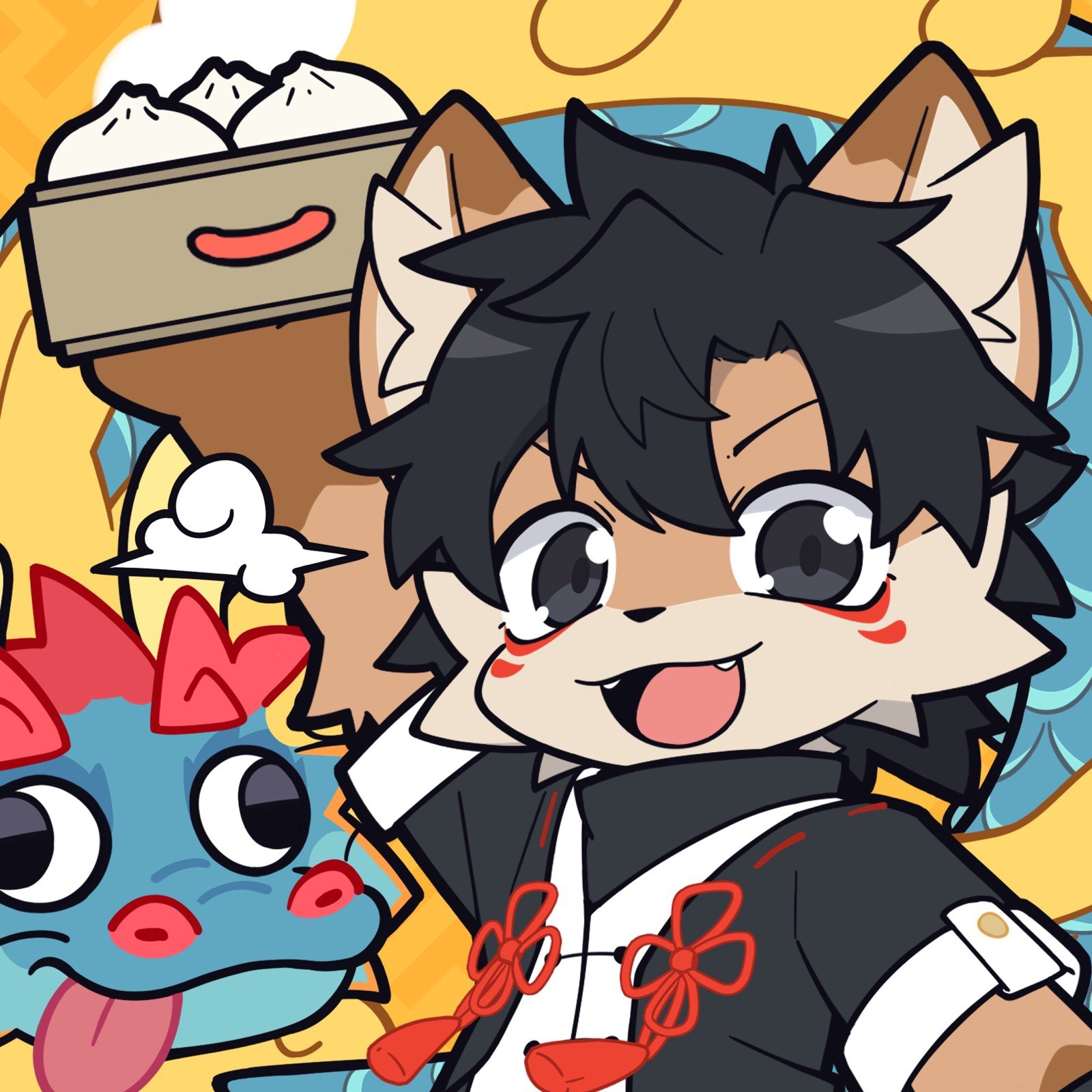 次元绒合furry铺的LOGO