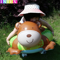 INTEX children swimming underarm circle baby cartoon animal Water Lion float monkey lifebuoy boat