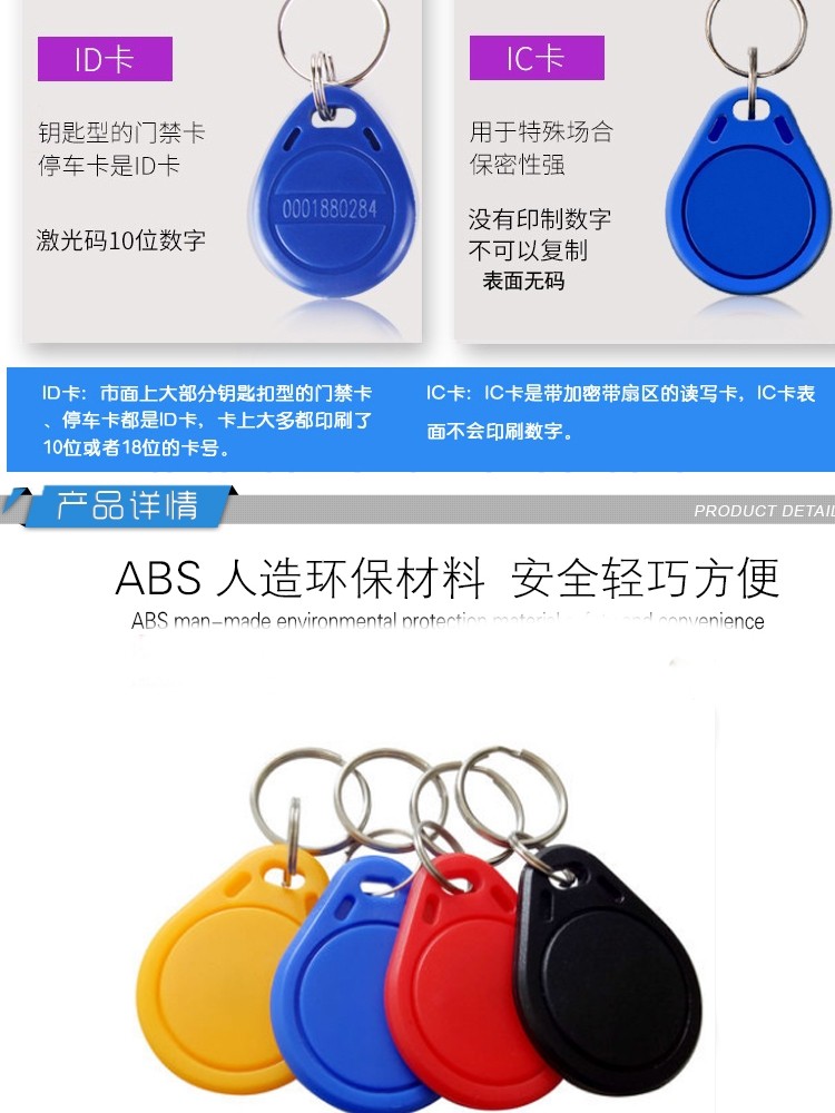 Ic Card Access Control Card Id Copy Card Key Card Buckle Induction Elevator Card Community Cuid Blank Card Sticker Replica Door Card