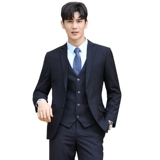 Мужской комплект для отдыха, рабочий пиджак классического кроя, свадебное платье, облегающий крой