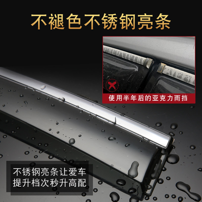 Fox New Comfort Speed Clear Rain Canopy Santana Teida Tiguan L Bao Come POLO Car Window Canopy Rain