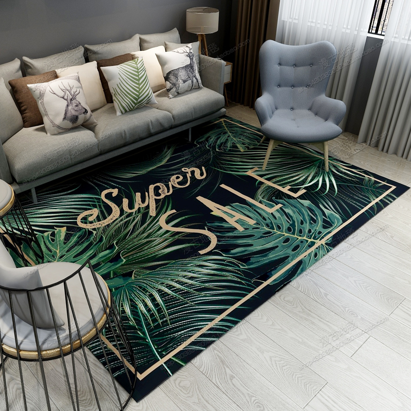 trendy living room kaws carpet bedroom bedside blanket personality bla coffee table mat cloakroom tide brand floor mats can be customized