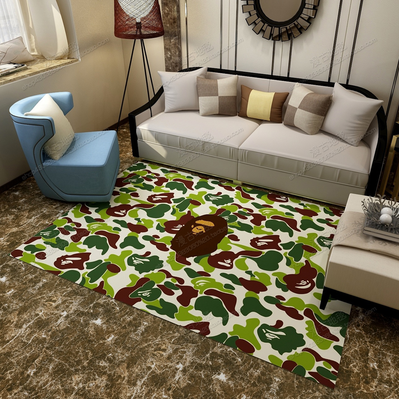 trendy living room kaws carpet bedroom bedside blanket personality bla coffee table mat cloakroom tide brand floor mats can be customized