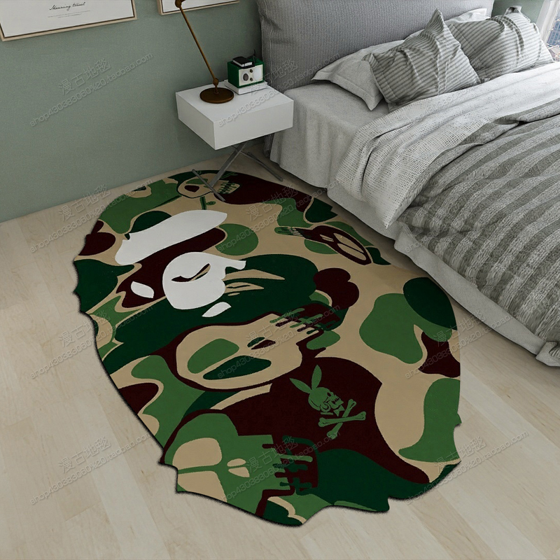 trendy living room kaws carpet bedroom bedside blanket personality bla coffee table mat cloakroom tide brand floor mats can be customized