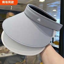 Hong Kong Hat Womens Vinyl Big Brim Sun Shade Empty Top Hat Outdoor Sun Protection Face Covering Fashion Versatile Sun Hat