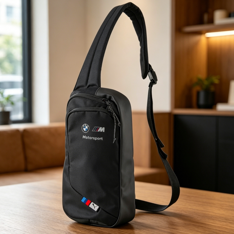 Hot-Selling Puma X Bmw m Collaboration Crossbody Bag Men's Sports Chest Bag Casual Shoulder Bag Hot-Selling Puma X Bmw m Collaboration Crossbody Bag Men's Sports Chest Bag Casual Shoulder Bag