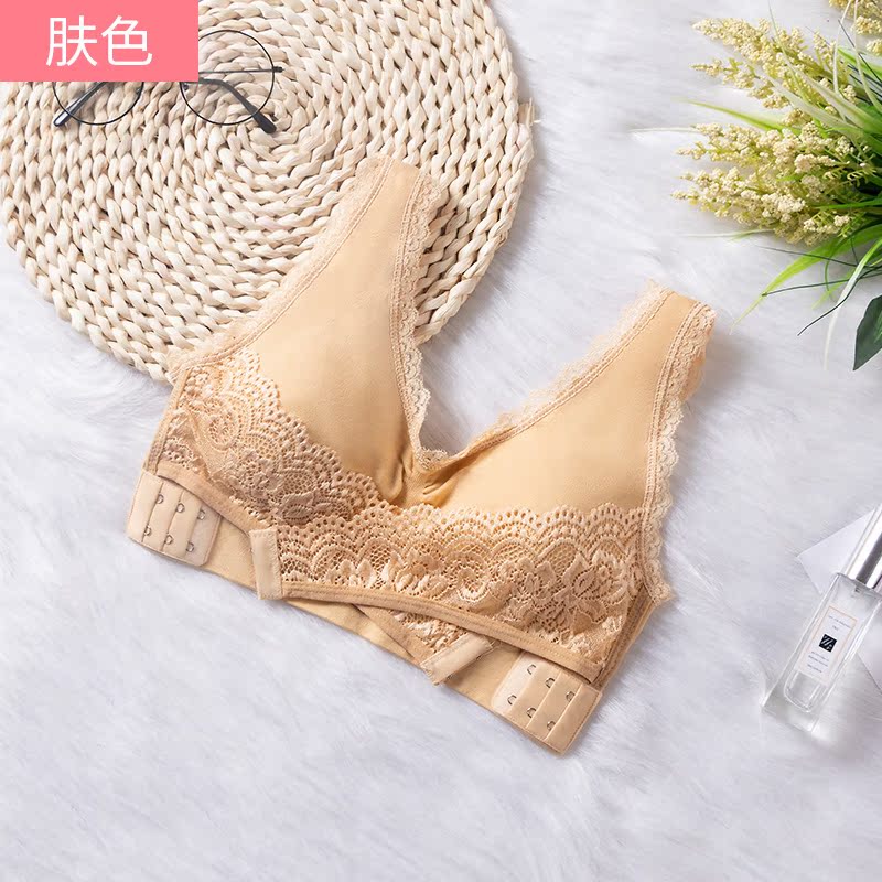 áo ngực đồ lót tập trung tại một kích cỡ áo ngực sexy ren thép-free thở trên một bộ sưu tập của một cặp phù hợp với áo ngực creamback.