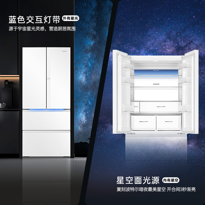 卡萨帝BCD-520WGCFDMGCTU1(白)冰箱图片