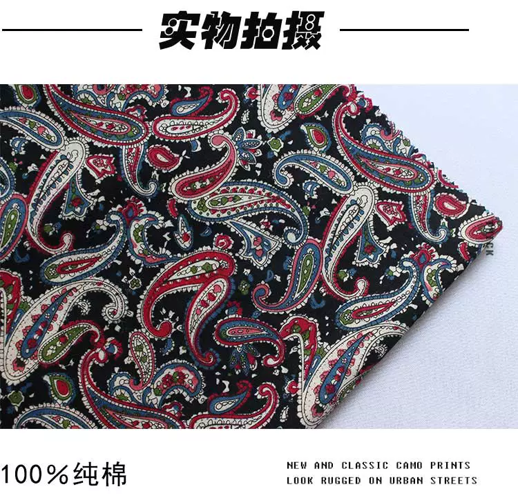 Vải cotton nguyên chất quần áo vải căng in phong cách nông thôn tươi nhỏ hoa váy mềm handmade tự làm - Vải vải tự làm