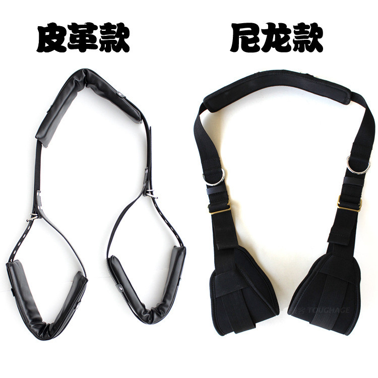 Adult Spice Compulsive Sub-Leg Bundle Belly Band Supplies Female Alternative Flippings Toy Leather Handcuff
