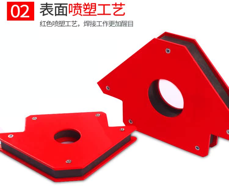ròng rọc kéo tay mini Định vị hàn Meike Dụng cụ hàn điện Công cụ định vị nam châm góc phải Khối sắt từ tính mạnh - Dụng cụ thủy lực / nâng 	bộ tời thủy lực