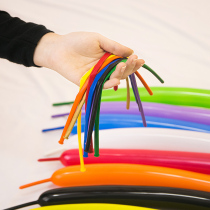 Thickened Strip Balloon Preparation Styling Colored Rainbow Styling Magic Steam Ball Children Birthday Arrangement Decoration Bars