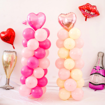 Creative adult cute pillar road lead style proposal confession balloon birthday party romantic decoration supplies
