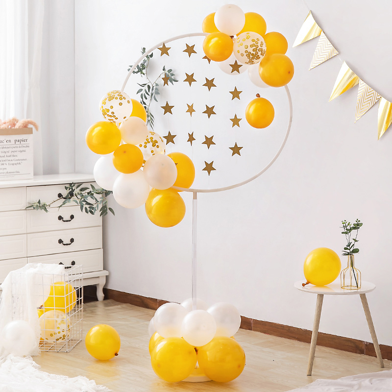 Table fluttering balloon column balloon support children's birthday decoration first birthday party wedding opening scene is arranged