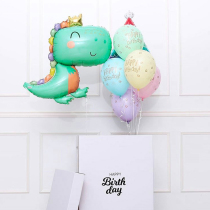 ins dinosaur aluminum film balloon childrens birthday decorations baby boy party background wall scene layout